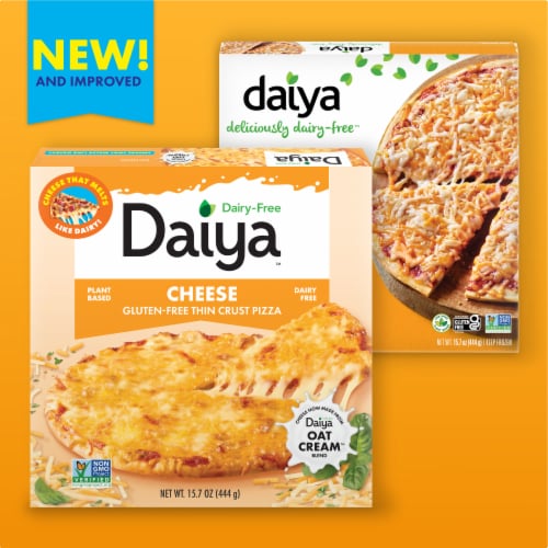 Daiya™ Dairy Free Gluten Free Cheese Pizza Perspective: top