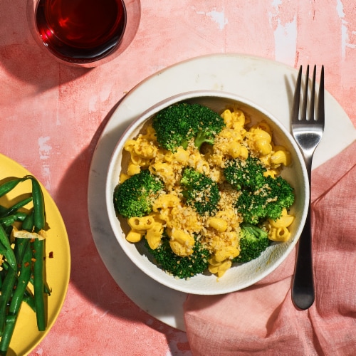 Daiya Dairy Free Gluten Free Cheddar Style Vegan Mac and Cheese Perspective: top