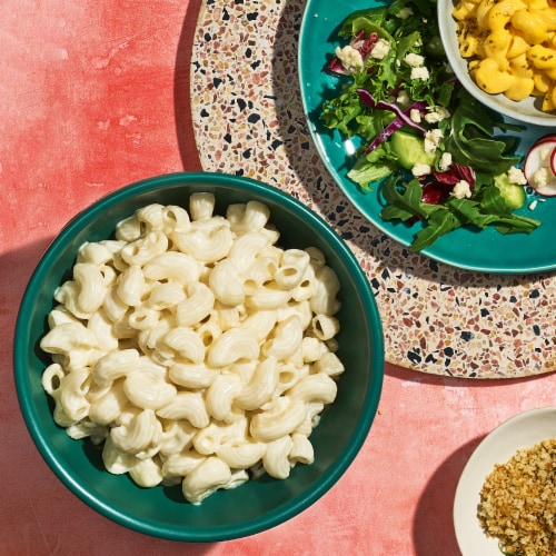 Daiya™ Dairy Free Gluten Free White Cheddar Style Vegan Mac and Cheese Perspective: top