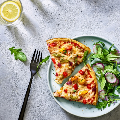 Daiya™ Dairy Free Gluten Free Fire Roasted Vegetable Pizza Perspective: top