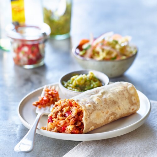 Daiya Dairy Free Santa Fe Burrito Perspective: top