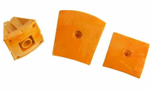 Geomag Kor Egg Covers - Orange - 26-Piece Creative Magnet Cover Addition Perspective: top