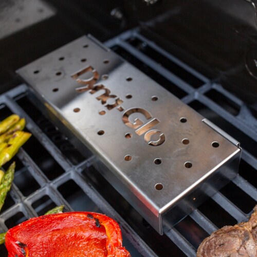 DynaGlo Hinged Stainless Steel Smoker Box, 1 ct Fry’s Food Stores