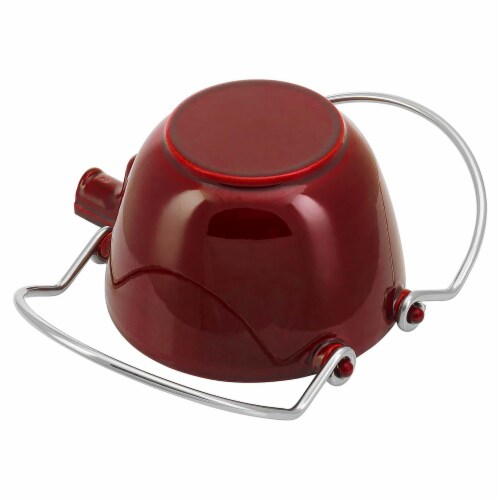 Staub Cast Iron 1-qt Round Tea Kettle - Grenadine, 1-qt - City Market