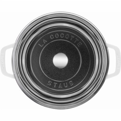 Staub Cast Iron 4-qt Round Cocotte - Graphite Grey, 4-qt - Food 4 Less