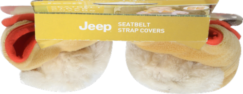 Jeep Seatbelt Strap Cover Perspective: top