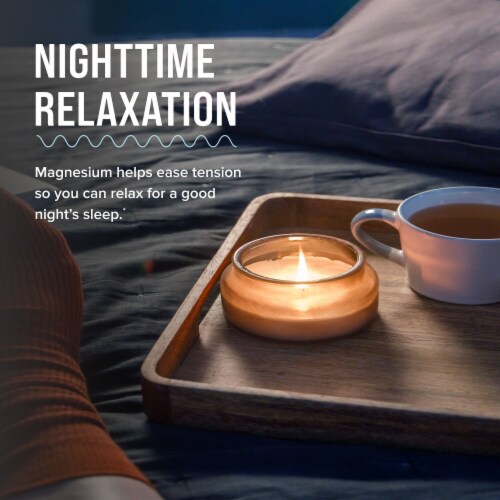 Natural Vitality CALM Plus Calcium Raspberry Lemon Magnesium Supplement Drink Mix Perspective: top