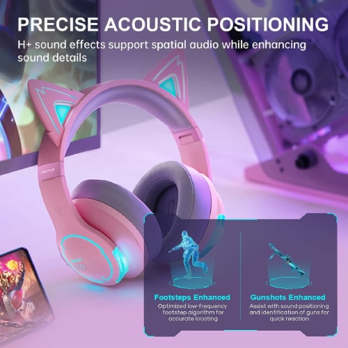 Edifier G5BT CAT Wireless Bluetooth Wired Cat Ear Gaming