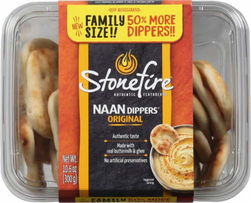 Stonefire® Original Naan Dippers® Family Pack Perspective: top