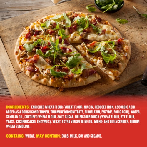 Stonefire® 8.5 Thin Pizza Crust Perspective: top