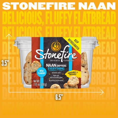 Stonefire® Everything Naan Dippers® Perspective: top