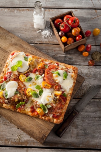 Stonefire Artisan Pizza Crust Perspective: top