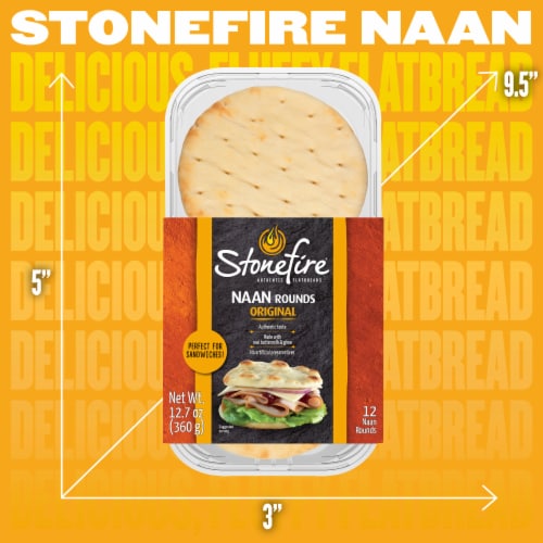 Stonefire® Original Naan Rounds Perspective: top
