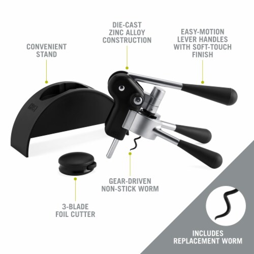 True Fabrications Lever Corkscrew Set Perspective: top
