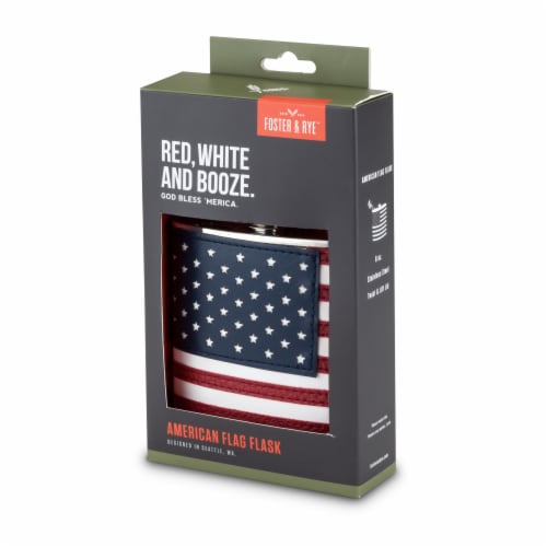 American Flag Flask by Foster & Rye™ Perspective: top