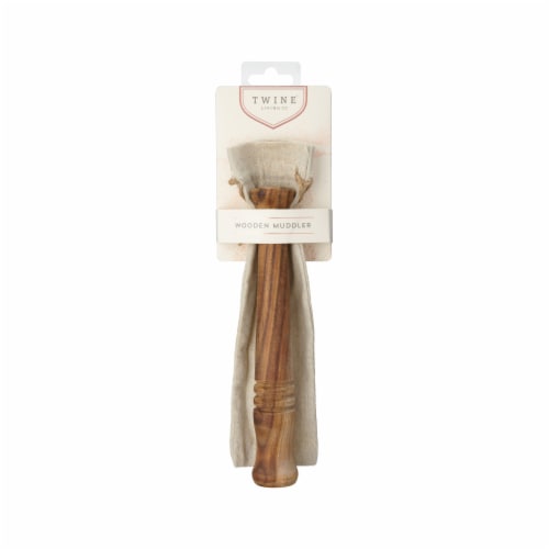 Acacia Wood Muddler by Twine® Perspective: top