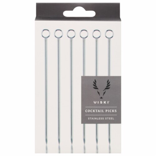 Viski® Stainless Steel Cocktail Picks Perspective: top