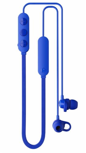 Skullcandy Jib Bluetooth Wireless Earbuds - Blue Perspective: top