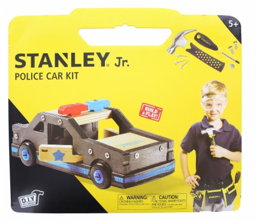 Stanley Jr. Police Car Large DIY Wood Building Kit 1 Each Foods Co