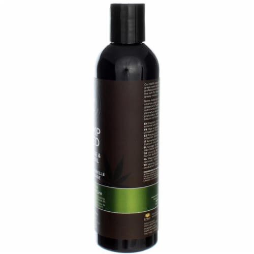 Earthly Body Hemp Seed Massage & Body Oil Guavalava Perspective: top