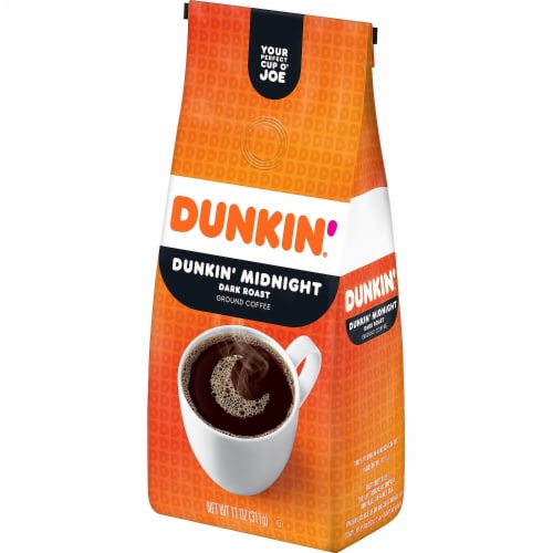 DUNKIN' 11 OUNCE CAFFEINE GROUND DUNKIN' DARK Perspective: top
