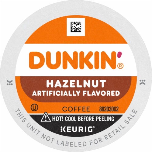 Dunkin'® Hazelnut K-Cup® Coffee Pods Perspective: top