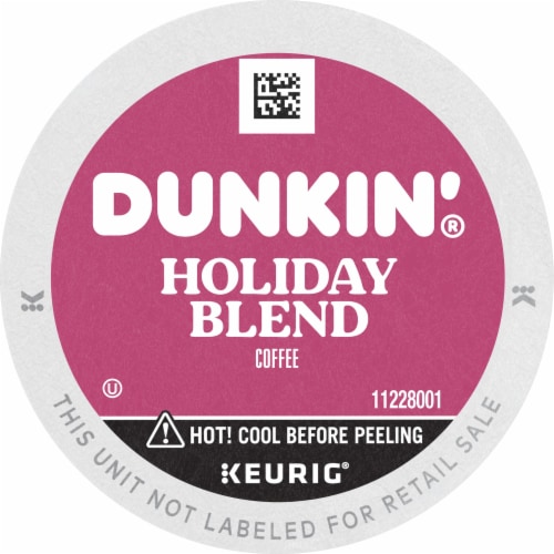 Dunkin'® Holiday Blend K-Cup® Coffee Pods Perspective: top
