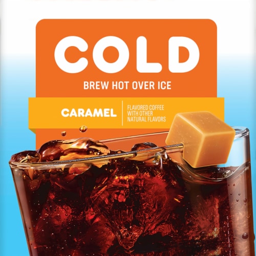 Dunkin'® Caramel Cold Ground Coffee Perspective: top