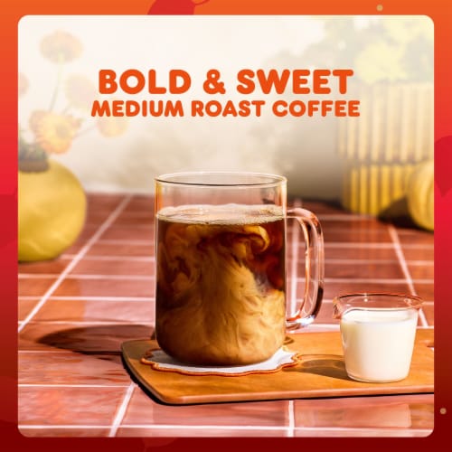 Dunkin’ Apple Cider Donut Artificially Flavored Coffee, Keurig K-Cup Pods Perspective: top