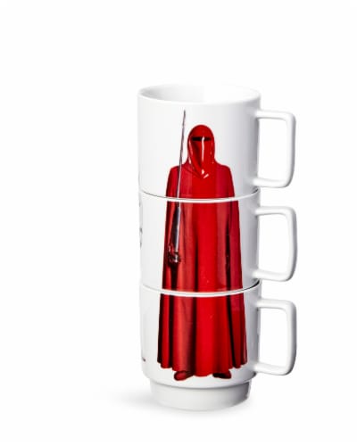 Star Wars 11oz Stacking Mugs - Darth Vader, Imperial Guard, and Stormtrooper Perspective: top