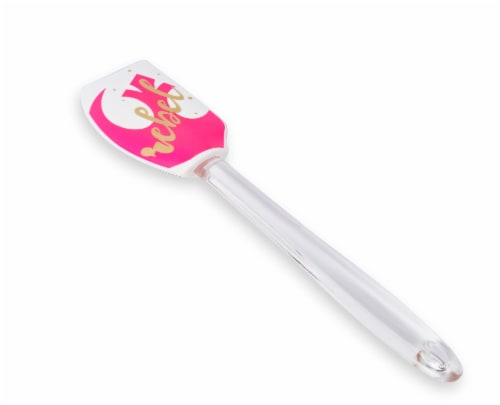 Star Wars White/Pink Rebel 11 Inch Silicone Spatula Perspective: top