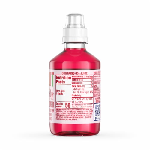 Tum-E Yummies Fruit Punch Flavored Bottled Water Perspective: top