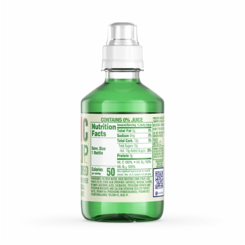 Tum-E Yummies Epic Apple Flip Flavored Bottled Water Perspective: top