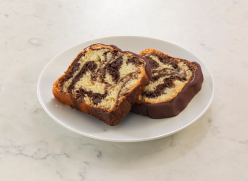 Simple Joys Bakery Iced Marble Sliced Cakes Perspective: top
