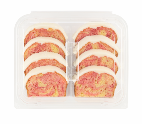 Simple Joys® Raspberry Lemon Iced Sliced Cake Perspective: top