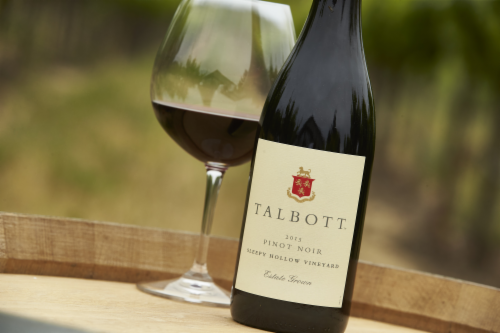 Talbott Sleepy Hollow Vineyards Pinot Noir Perspective: top