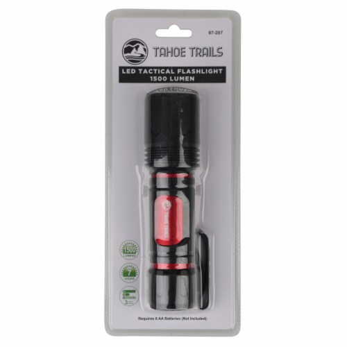 Tahoe Trails LED Tactical Flashlight Perspective: top