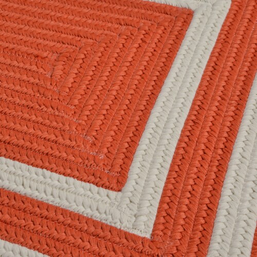 Colonial Mills La Playa Rug - Tangerine Perspective: top