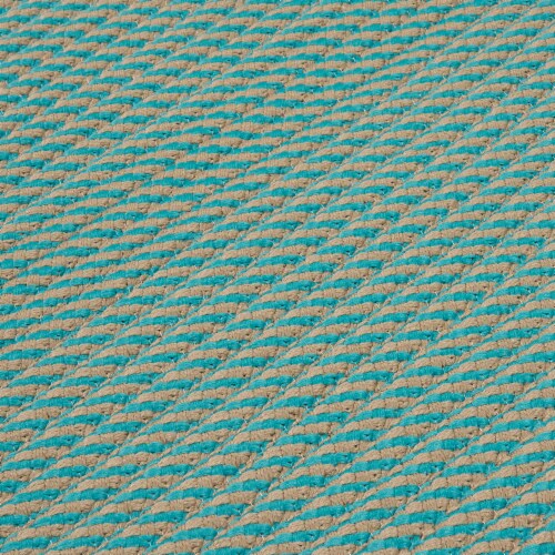Colonial Mills Point Prim Area Rug - Teal Perspective: top