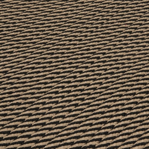 Colonial Mills Point Prim Area Rug - Black Perspective: top