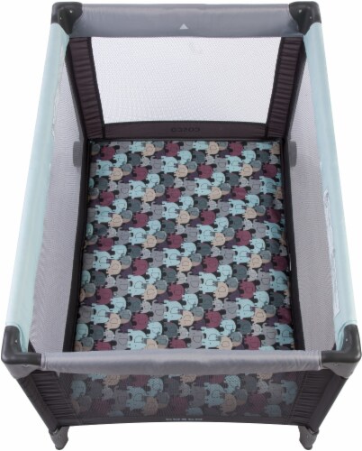 Cosco Funsport Elephant Squares Portable Compact Baby Play Yard Perspective: top