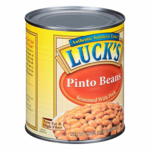 Luck's® Pinto Beans Seasoned with Pork Perspective: top