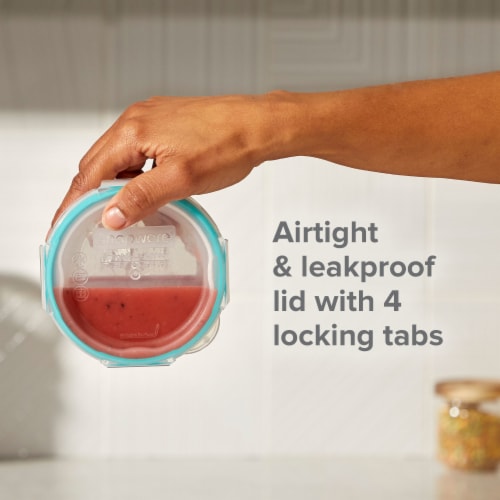 Snapware Total Solution Glass Food Storage Perspective: top