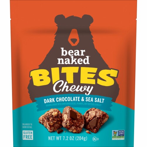 Bear Naked Dark Chocolate and Sea Salt Granola Bites Perspective: top