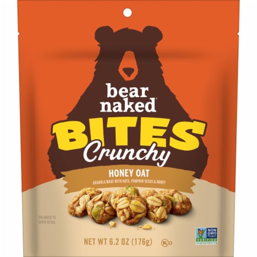 Bear Naked Honey Oat Crunchy Granola Bites Perspective: top
