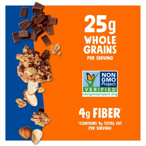 Bear Naked® Hazelnut Almond Dark Chocolate Chunk Granola Perspective: top