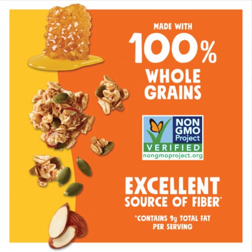 Bear Naked Granola Cereal Oats and Honey, Whole Grain Granola, 11 oz Perspective: top