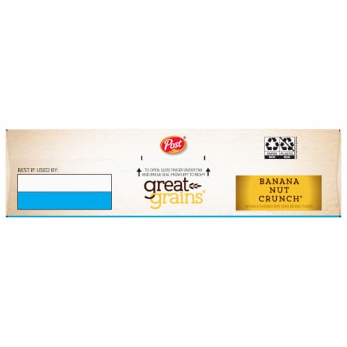 Post® Great Grains® Banana Nut Crunch Cereal Perspective: top