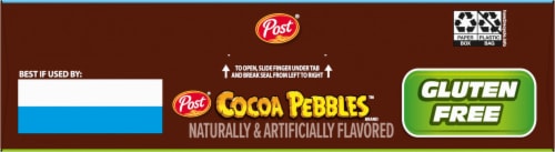 Post ® Cocoa Pebbles™ Cereal Perspective: top