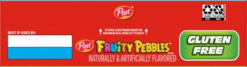 Post® Fruity Pebbles Cereal Perspective: top